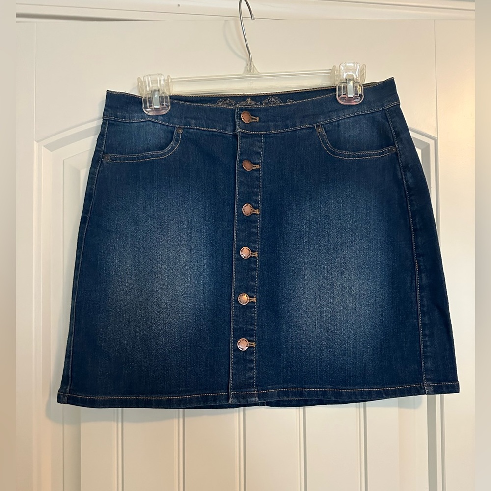 Denim Mini Skirt
